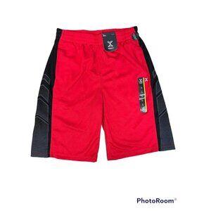 Xersion Boy's Shorts Color Red & Black 100% Polyester NWT Size L (14/16) (C4)